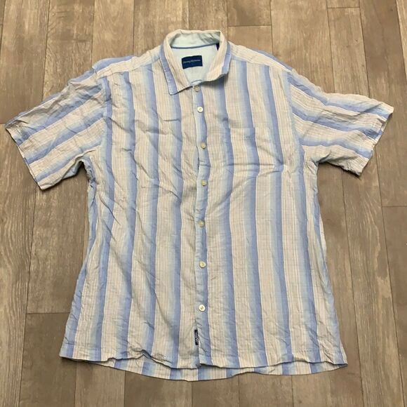 Mens Tommy Bahama‎ 100% Linen Button Up Shirt - Picture 1 of 6
